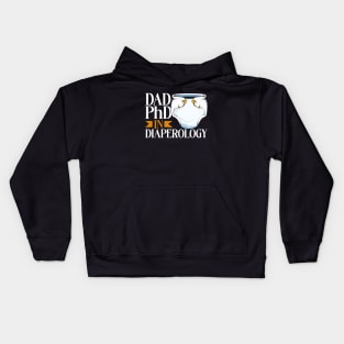 PhD in Diaperology - Diaper Changing Kids Hoodie